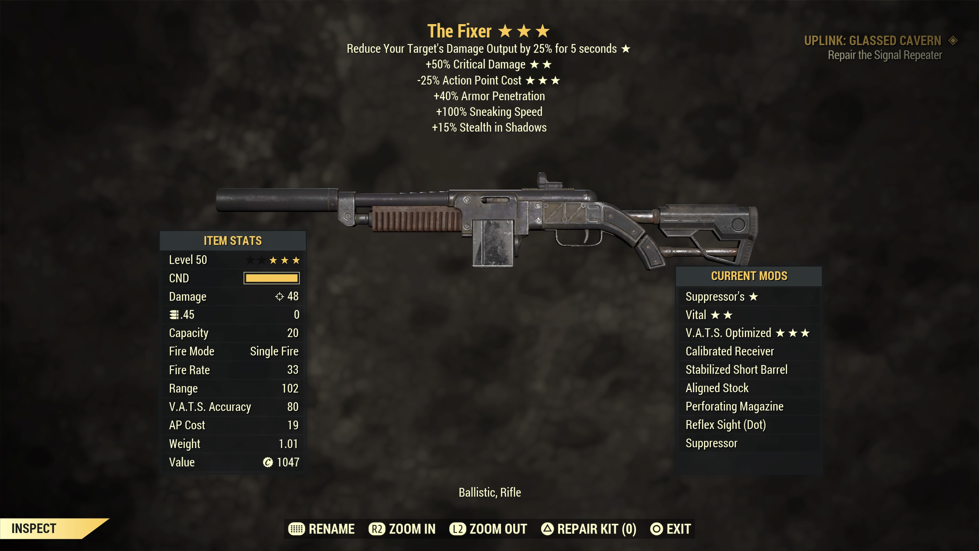 Suppressor's【Vital + V.A.T.S. Optimized】The Fixer